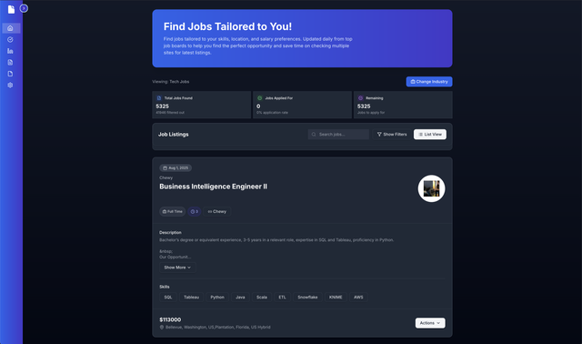 Job Tracker Tools